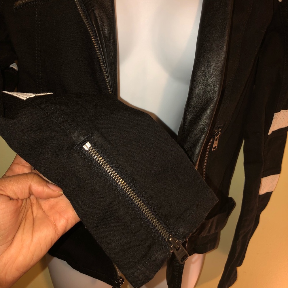 Express Moto Jacket Size Medium - image 7